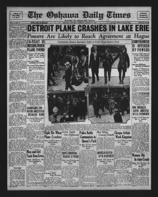 Oshawa Daily Times, 14 Aug 1929