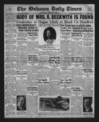 Oshawa Daily Times, 17 Aug 1929