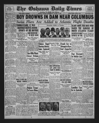 Oshawa Daily Times, 21 Aug 1929