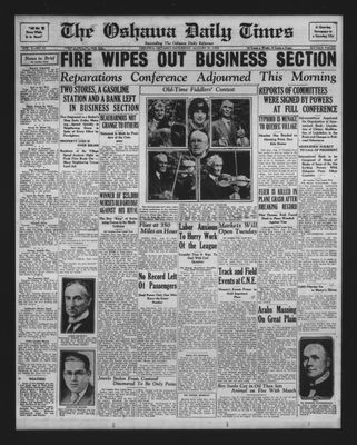 Oshawa Daily Times, 31 Aug 1929