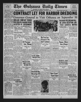 Oshawa Daily Times, 4 Sep 1929