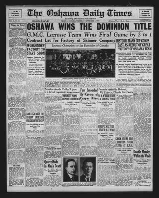 Oshawa Daily Times, 5 Sep 1929