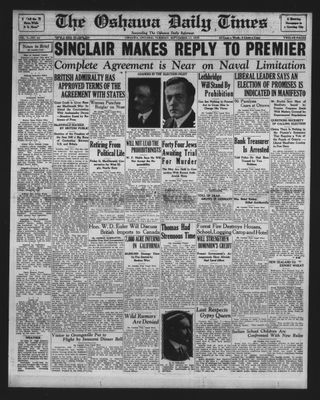 Oshawa Daily Times, 17 Sep 1929