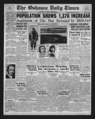 Oshawa Daily Times, 30 Sep 1929