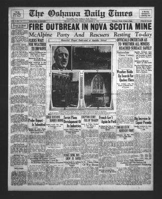 Oshawa Daily Times, 8 Nov 1929