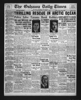 Oshawa Daily Times, 16 Nov 1929