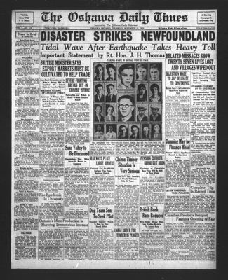 Oshawa Daily Times, 21 Nov 1929