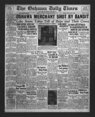 Oshawa Daily Times, 2 Dec 1929