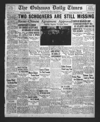 Oshawa Daily Times, 6 Dec 1929