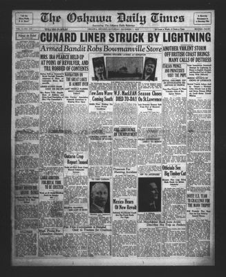 Oshawa Daily Times, 7 Dec 1929