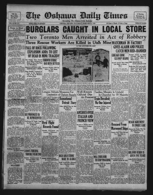 Oshawa Daily Times, 8 Feb 1930