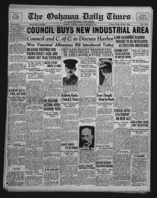 Oshawa Daily Times, 4 Mar 1930