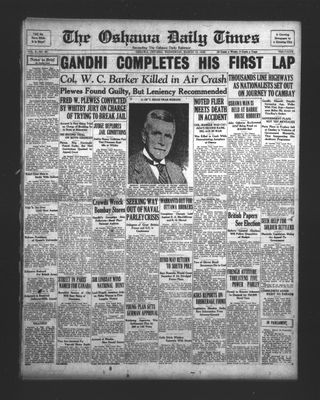 Oshawa Daily Times, 12 Mar 1930