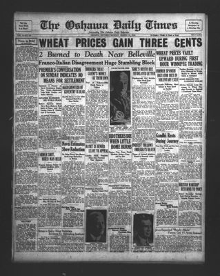 Oshawa Daily Times, 17 Mar 1930