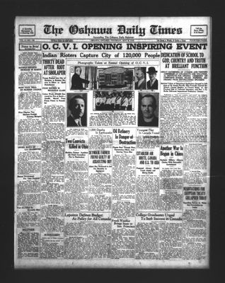 Oshawa Daily Times, 8 May 1930