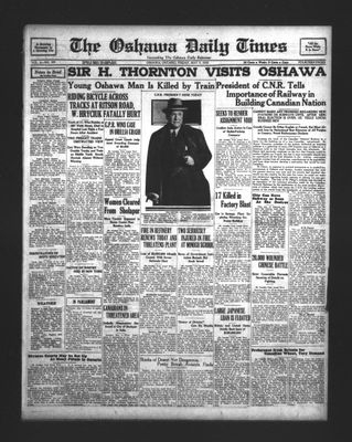 Oshawa Daily Times, 9 May 1930