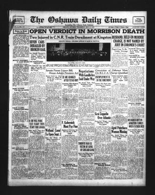 Oshawa Daily Times, 21 May 1930