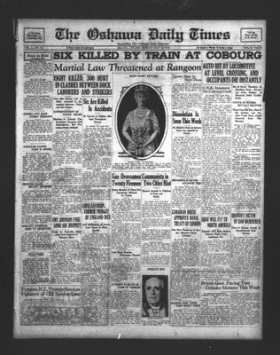 Oshawa Daily Times, 26 May 1930