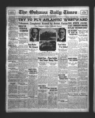 Oshawa Daily Times, 7 Jun 1930