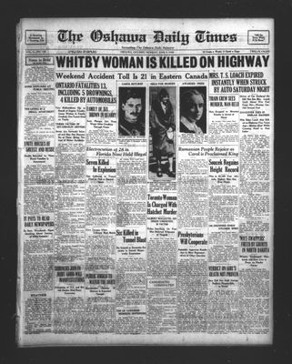 Oshawa Daily Times, 9 Jun 1930