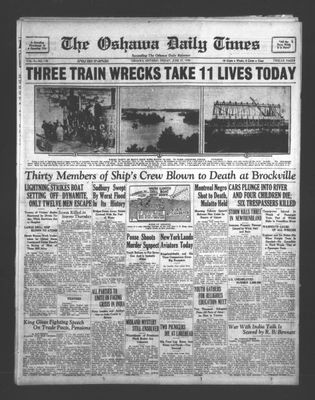 Oshawa Daily Times, 27 Jun 1930