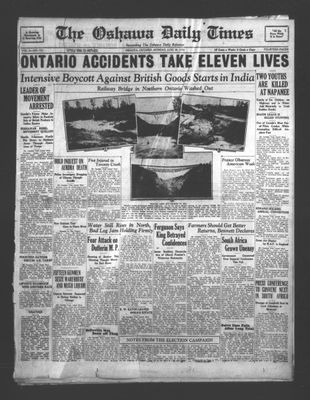 Oshawa Daily Times, 30 Jun 1930