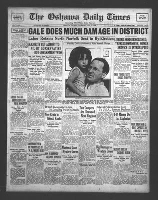 Oshawa Daily Times, 10 Jul 1930