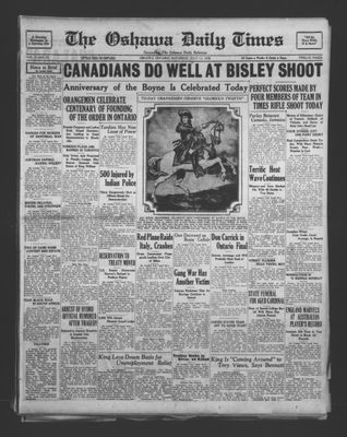 Oshawa Daily Times, 12 Jul 1930