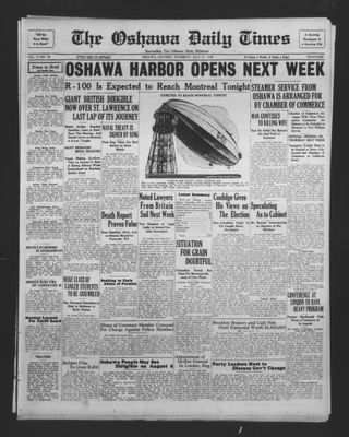 Oshawa Daily Times, 31 Jul 1930