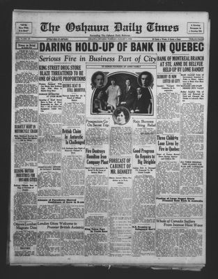 Oshawa Daily Times, 5 Aug 1930