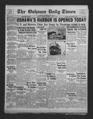 Oshawa Daily Times, 7 Aug 1930