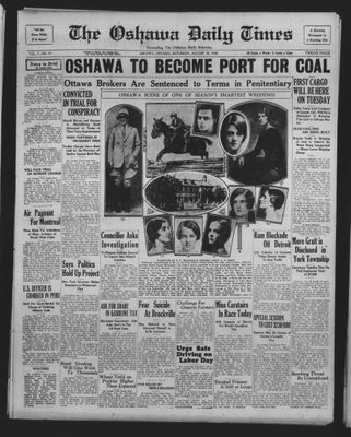 Oshawa Daily Times, 30 Aug 1930