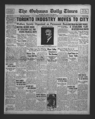 Oshawa Daily Times, 27 Sep 1930