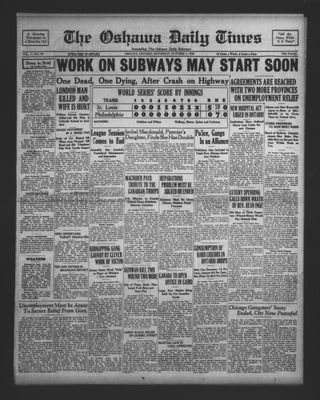 Oshawa Daily Times, 4 Oct 1930