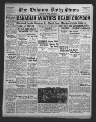 Oshawa Daily Times, 11 Oct 1930