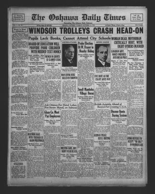 Oshawa Daily Times, 14 Oct 1930