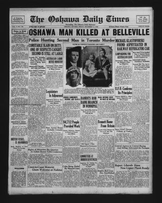 Oshawa Daily Times, 12 Dec 1930