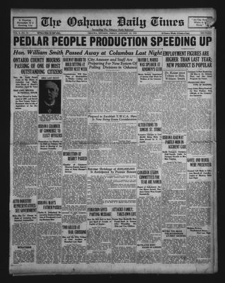 Oshawa Daily Times, 23 Jan 1931