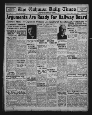 Oshawa Daily Times, 28 Jan 1931