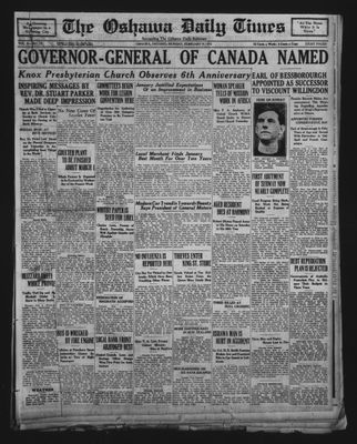 Oshawa Daily Times, 9 Feb 1931