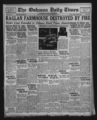 Oshawa Daily Times, 11 Feb 1931