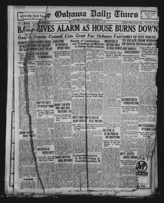 Oshawa Daily Times, 12 Feb 1931