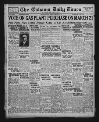 Oshawa Daily Times, 17 Feb 1931