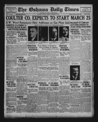 Oshawa Daily Times, 24 Feb 1931