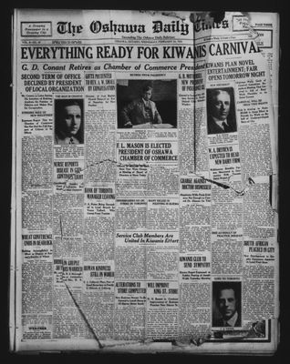 Oshawa Daily Times, 25 Feb 1931