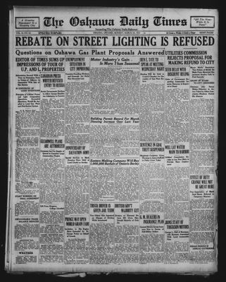 Oshawa Daily Times, 16 Mar 1931