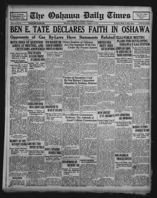 Oshawa Daily Times, 19 Mar 1931