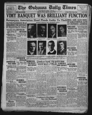 Oshawa Daily Times, 10 Apr 1931