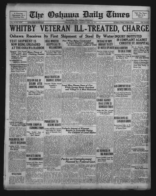 Oshawa Daily Times, 20 Apr 1931