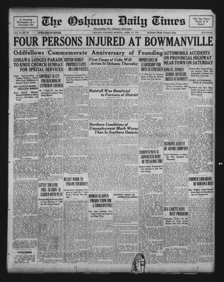 Oshawa Daily Times, 27 Apr 1931